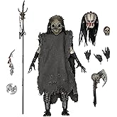 Predator Aksiyon fig&uuml;r&uuml; 7 in&ccedil; Ultimate Shaman plastik, NECA, hediye ambalajında.