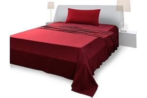 FARFALLAROSSA Sabanas 90 x 190 - Juego Sábanas 90x200 3 Piezas Algodón con Bajera 90x190 Ajustable, Encimera Cama 90 y 1 Fundas de Almohada 50x80 cm