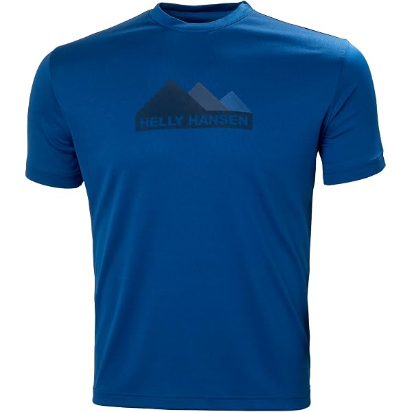 Helly Hansen Herren Core Graphic T-Shirt – Marinelblau, Basic-Shirt Mit Logo