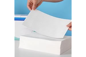 UHETLET 50 PCS Alfombrillas Superabsorbentes para Inodoro 25 x 13 cm, Alfombrillas Desechables Portátiles para Mesitas de Noche, Neceseres y Cuñas, Ajuste Universal para Cuidados del Enfermo o Viaje