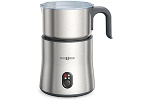 ‎PARIS RHÔNE Paris Rhône Milchaufschäumer Elektrisch Induktion 4-in-1, 500ml Milchschäumer Spülmaschinenfest mit Kakao Funktion für heißer Schokoladen, Heißer/Kalter Milchschaum, Warme Milch