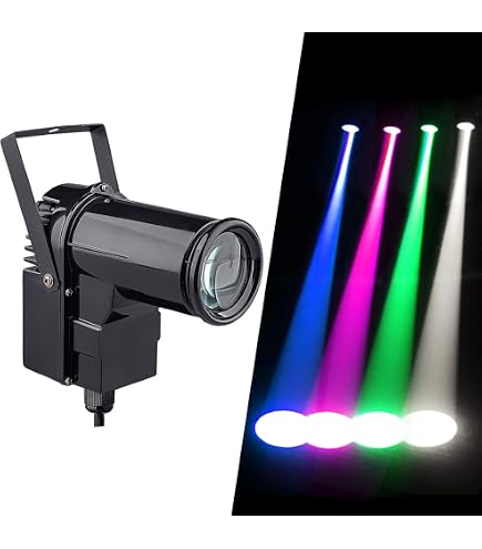 Projecteur D'effets Lumineux SHOWTEC LITE 4 #P - Contrôle DMX Et Audio - Occasion (flight Case Endommagé)