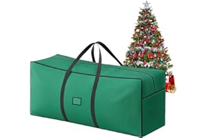 ACTOYS Borsa per Albero di Natale, Borsa Portaoggetti per Albero di Natale Impermeabile, Custodia Albero di Natale, Borsa Porta Albero di Natale 210 cm, Contenitori Addobbi (Verde, 120 * 38 * 50cm)