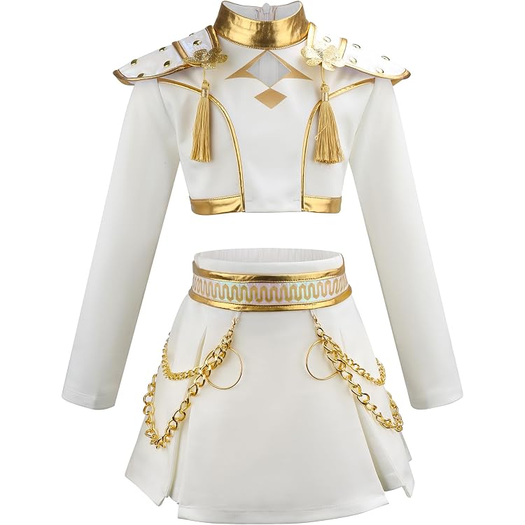 Costume De Cosplay Pour Fille - Déguisement Carnaval Halloween - Tenue Scénique Pour Enfants