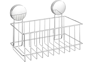 Wenko Cesto Hondo Static-Loc Plus Osimo, Metal, Chrom, 24 x 16,5 x 13,5 cm