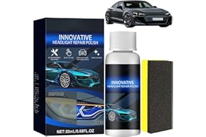 NBOFOL Car Headlight Repair Fluid,Headlight Restoration Kit with Scratch Remover,Car Polishers & Buffers Fluid,Headlamp Restoration Kit,Car Trim Restorer,Headlight Polish Cleaner Liquid for Cars