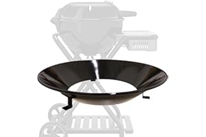ONLYFLY Outdoorchef Ersatz Trichter für 480er Gas Grill Kugel [Flammschutz] 1 Stück OBERER RING Gasgrill Kugelgrill Outdoorchef emailliert ⌀ 41,2 cm [Ambri, Ambri Evo] Hersteller Nr. 18.320.04