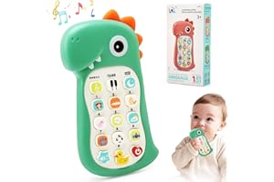 JoyPlus Téléphone Jouet pour Bébé, Téléphone Portable Jouet pour Bébé, Jouet Musical pour Téléphone, Jouet pour Smartphone, Cadeau pour Bébés de 6+ Mois