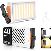 ZHIYUN M40 LED Video Lights, 40W 14000 lux and 2700-6200K, CRI 96+