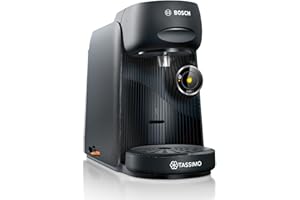Bosch Machine à café multi-boissons Tassimo Finesse friendly, TAS162E, plus de 70 boissons chaudes, IntensityBoost, cafétière à dosettes, Intellibrew, noir