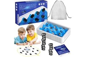 ZLPBAO Magnetyczna szachownica, magnetyczna gra w szachownicÄ™