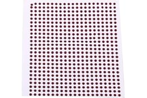 Tbest 500pcs Fishing Lure 3D Eyes Waterproof Fishing Eyes Esche Accessori per Fai da Te 3/4 / 5mm