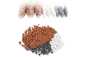 Vicloon 9 Paquets Pommeau Douche Anti Calcaire Remplacement,Ions Négatifs Minérale Balles de Douche