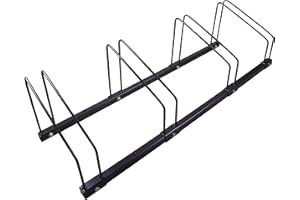 Bestfor Bike Cycle Floor or Wall Mounting or Freestanding All Weather Resistant Stand Rack For 2-5 Bikes. Use in Garages, Sheds, Drives, Offices, Shops, Travel for Secure Storage of Bicycles.
