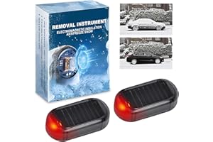 NHYDZSZ 2PCS Auto Enteiser Elektromagnetisch, Elektromagnetischer Auto-Enteiser, Scheibenenteiser Auto Elektrisch, Elektromagnetische Molekulare Interferenz Frostschutzmittel Schneeräumungswerkzeug