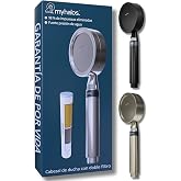 MyHalos&reg; Shower Head with Filter, High Pressure, Reduces Chlorine and Lime | Shower Head, Double Filtration KDF-55 and Activa