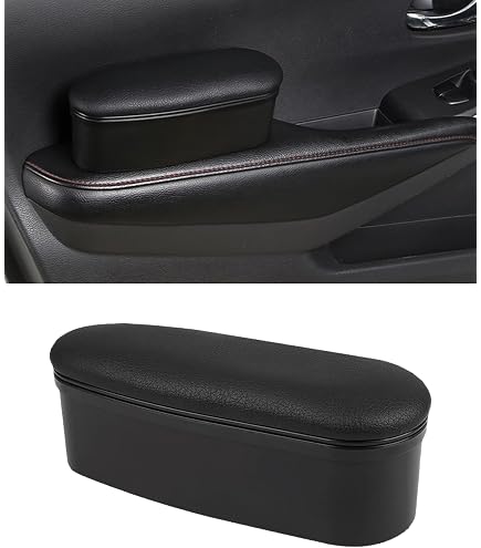 2 Cuscinetti Morbidi In Pelle PU Per Bracciolo Auto – Supporto Per Gomito E Ginocchio, Universali, Beige