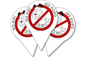 Produit Panneau en aluminium 3 mm à planter dans le sol interdiction caca et pipi pour chiens