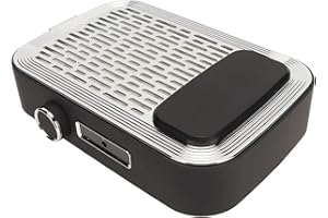 FOCKETY Nail Dust Collector Machine, regulowana prędkość Nail Vacuum Fan Dust Collector Extractor z filtrem wielokrotnego użytku, 2600mAh Bateria, Nails Vacuum Machine for Salon Home Use