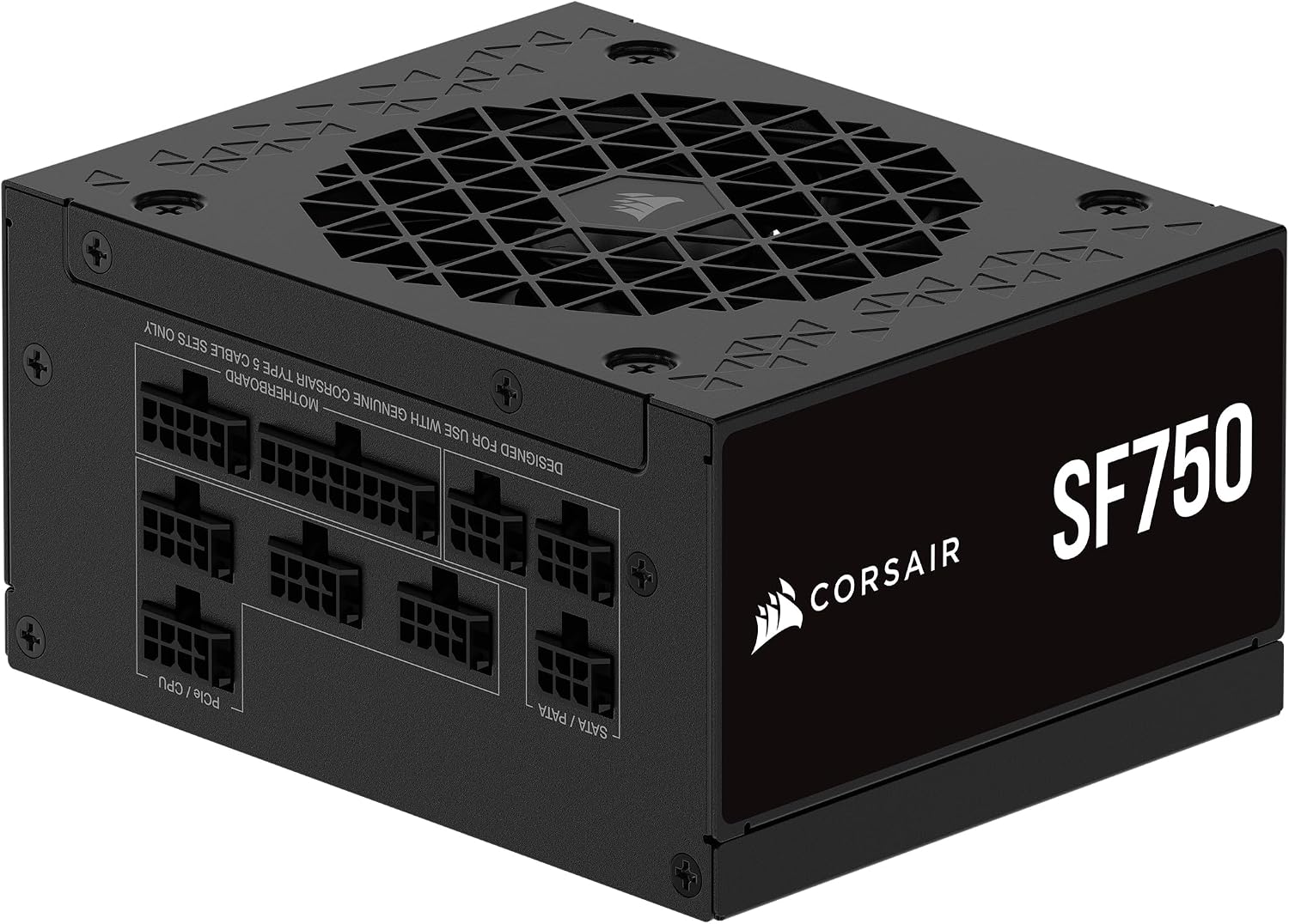 CORSAIR SF750 (2024) Fully Modular SFX Low Noise 80 Plus Platinum Power Supply – ATX 3.1 Compliant – PCIe 5.1 Ready – Small Form Factor – SFX-to-ATX Bracket Included – Black