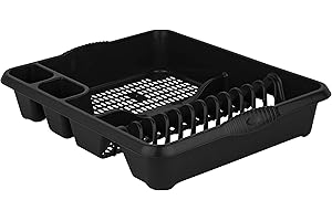UNKNOWN Casa Large Dish Drainer Midnight Black