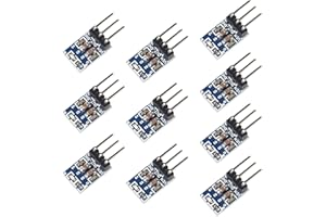 AOICRIE 10 Pack 3.3 DC Voltage Regulator Step Down Power Supply Module 4.75V-12V to 3.3V 800mA (10 PCS)