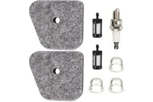 ZAMDOE Luftfilter für Stihl FS87 FS90 FS90R FS100 FS110 FS130 FS310 HL100 HL90 HL95 HT101 HT100 HT130 HT131 Fadentrimmer, ersetzt # 4180-120-1800, mit Kraftstofffilter Zündkerze