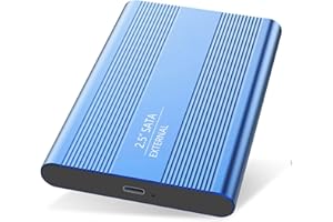 Sincelo Disco Duro Externo Portátil 2.5", SATA HDD Almacenamiento para PC, Mac, MacBook, Chromebook, Xbox