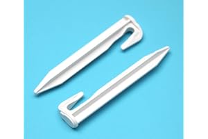 Bio Haken kompatibel mit Husqvarna Automower - abbaubare Nägel Kabel Befestigung Heringe auflösende Erdanker - HQ Bio, Stück:100