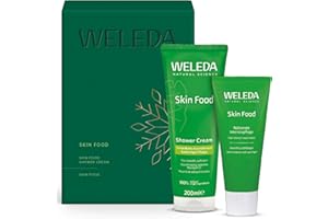 ‎WELEDA WELEDA Bio Weihnachts-Geschenkset Skin Food Body 2025 - Naturkosmetik Winter XMAS Geschenk Set bestehend aus Duschgel & Creme - Unisex Körperpflege Set zu Weihnachten für Frauen & Männer