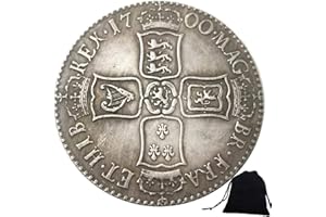 YUNBEST 1 700 pièces de monnaie britannique ancienne – Ancienne pièce britannique de shilling britannique – Pièces commémoratives non circulées