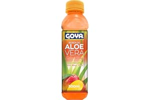 Goya Bebida Aloe Vera Mango 500 ml, Contiene 30% de Aloe Vera Puro para Beber, Ideal para un Estilo de Vida Saludable