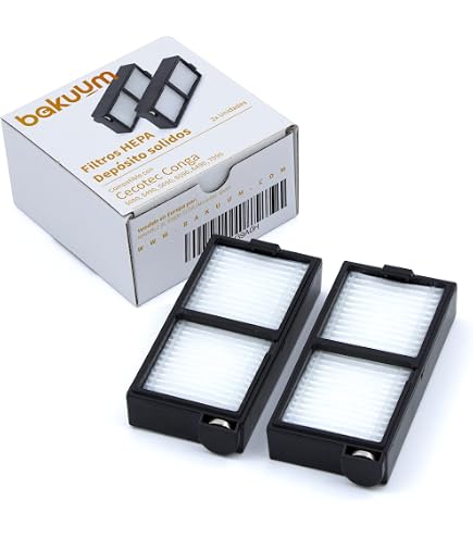 Kit De Recambios Para Aspirador Robot Cecotec Conga Y Elite - Incluye Cepillo Principal, Laterales, Filtros Y Trapeador