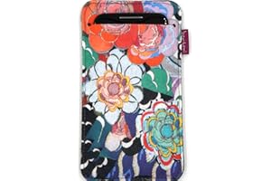 Arco Design Handytasche bertoni aus Filz und Stoff für Smartphone z.B. iPhone 15/14/14 Pro Max/13/13 Pro/12/11, Galaxy S23/S22+/S21+/S20, Redmi, Pixel 7/6 - Damen Handysocke Bunt (Campari, Normal)