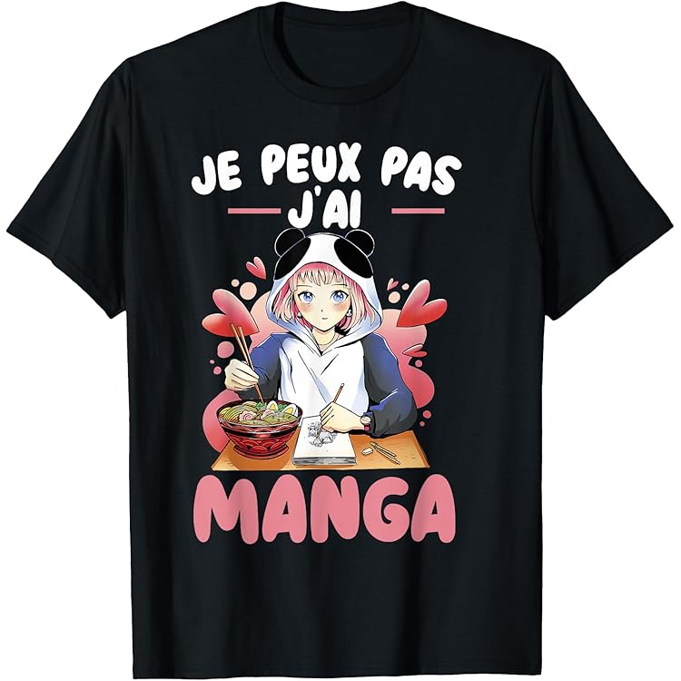 Je Peux Pas J'ai Manga Otaku Anime Japonais Cadeau Panda Sweat à Capuche Femme