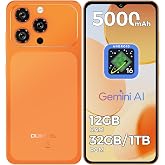 OUKITEL C17 Cheap Mobile Phone Android 16, Battery 5000mAh, Orange | Mobile Phone Free Screen 6.52", 12GB+ 32GB/1TB Smartphon
