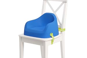 Koru Kids® Junior Booster - Sitzerhöhung Stuhl Kind - für Kinder ab 3 bis etwa 7 Jahre plus - Boostersitz - Kindersitz - Stuhlsitz (Ocean Blue)