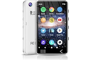 HIFI WALKER G7 MP3 Player with Spotify and Camera, MP3 Player with Bluetooth and WIFI, Android Mp3 Player 144GB Spotify MP4 Player with Speaker, Spotify, Amazon Music, Pandora, Youtube, Audible