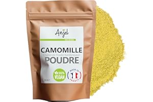 Fleurs de Camomille en Poudre 100% Naturel - Infusion Masque Crème Tisane Camomille Matricaire Poudre de Fleurs pure - NCA (100)