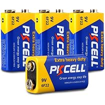 Exmate 9V Akku Wiederaufladbar – 4er Pack Li-Ion 800 MAh, Für Rauchmelder, Multimeter, Spielzeug
