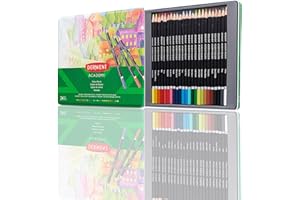 Derwent Academy Colouring Pencils, Set of 24 in Tin Box, Blendable Multicolour Artist’s Pencils, Ideal for Colouring, Drawing & Illustration, Premium Hobbyist Quality, 2301938