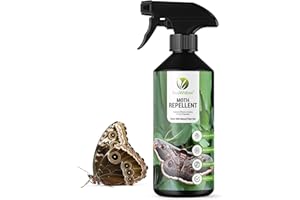 EcoWidow Natural Moth Repellent Spray 500ML - Effective & Safe Wardrobe & Clothes Protection - Eco-Friendly Alternative to Moth Traps & Balls
