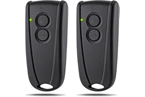 pepape 2 pièces Télécommande d'ouverture de Garage pour EcoStar RSC2-433 RSE2-433, télécommande de Porte pour Hormann EcoStar Liftronic 500/700/800 pour Portronic D2500/D5000/S4000