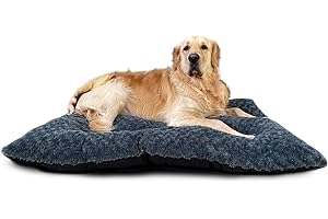 Victoria & Carter Large Dog Bed (102 x 70cm) Ultra Soft Pet Bed, Premium Plush Mattress Cushion For Medium Or Large Size Pets, Can Be Used For Dog Crate. Machine Wash & Dryer Friendly. (Slate)