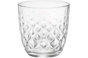 Bormioli Rocco Glit - Bicchiere per acqua, 295 ml, confezione da 6
