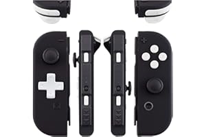 eXtremeRate D-Pad Tasti Kit Pulsante ABXY SR SL L R ZR ZL Croci Direzionali Trigger Ricambio per Nintendo Switch/OLED Joycon,Senza Joycon-Bianco