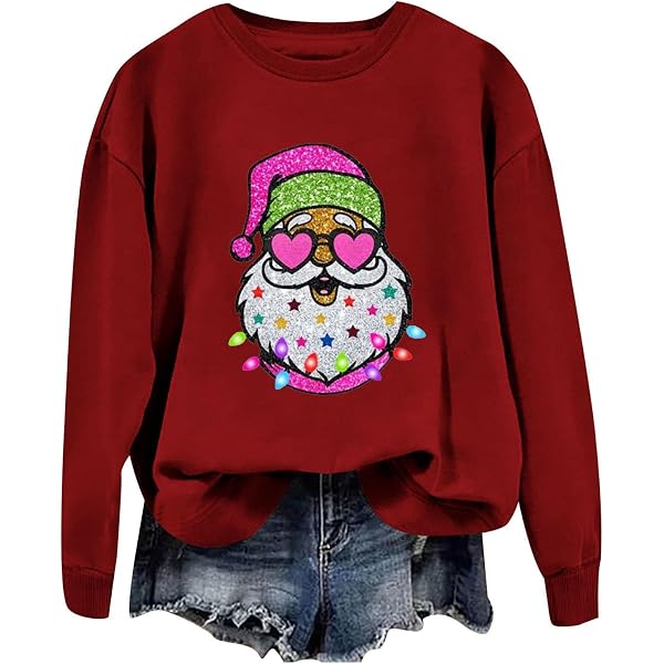 Pull De Noël Moche Et Kawaii Pour Femme – Motifs Sapin, Renne, Bonhomme De Neige – Taille Grande, Matière Douce Et Extensible - 7
