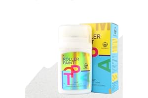 ZoneYan szczotka do naprawy ścian z pastą do naprawy ścian, pasta do naprawy ścian z wałkiem, naprawa ścian, biała, naprawa graffiti, zarysowania, plamy, pęknięcia, łuszczenie