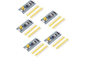 STM32F103C8T6 Utvecklingskort ARM Cortex Mikrokontroller Startkit med 5 st 40-Pin Programmering Elektronikutveckling för Inbyggda System och Hobbyprojekt