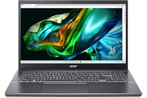 ‎ACER Acer Aspire 5 (A515-57-7757) Laptop | 15, 6 FHD Display | Intel Core i7-1255U | 16 GB RAM | 1 TB SSD | Intel Iris Xe Graphics | Windows 11 | QWERTZ Tastatur | grau